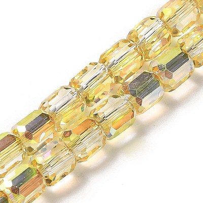 Electroplate Glass Beads X1-EGLA-D030-19G-1