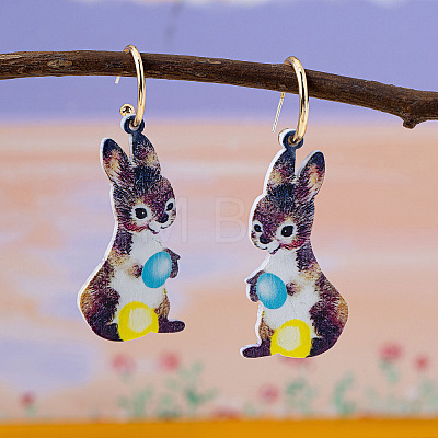 Easter Acrylic Dangle Earrings FS-WG815B0-01-1