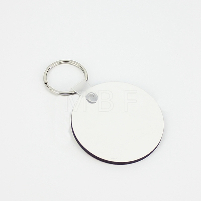 Sublimation Double-Sided Blank MDF Keychains ZXFQ-PW0001-042-1