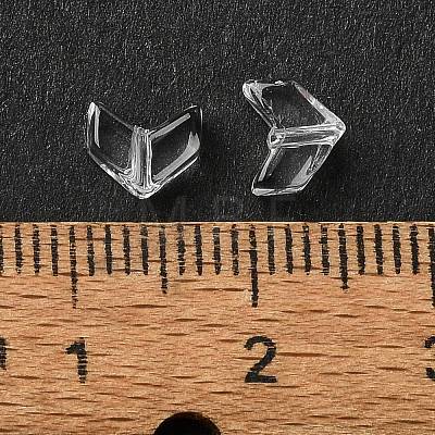 20Pcs Transparent Glass Beads GLAA-Q103-01B-1