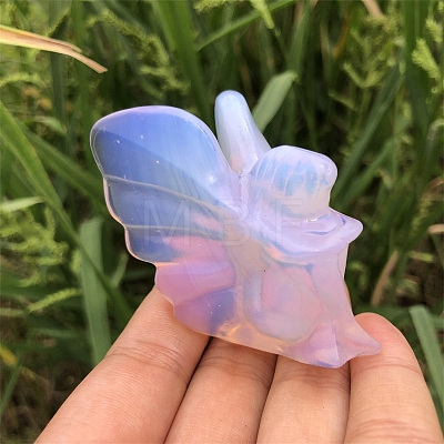 Opalite Carved Fairy  Figurines PW-WG05C3F-01-1