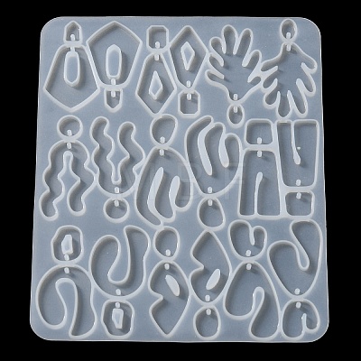 DIY Silicone Irregular Shape Pendant Molds LS-DIY-M047-01A-1