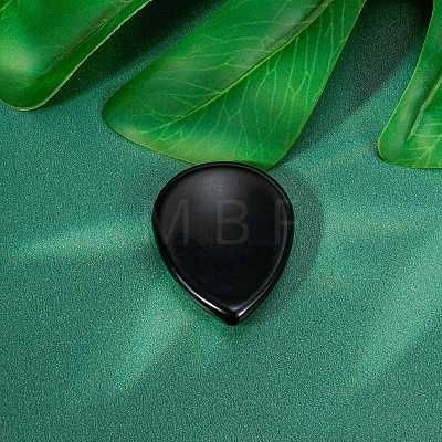 Natural Obsidian Teardrop Decorations PW-WG72051-04-1