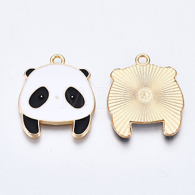 Alloy Enamel Pendants X-ENAM-S127-021-RS-1