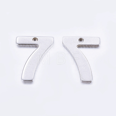 Tarnish Resistant 201 Stainless Steel Pendants STAS-F128-01P-7-1-1