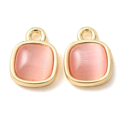Alloy & Glass Pendants AL-CBA7256-08G-1