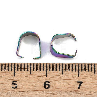 304 Stainless Steel Snap On Bails STAS-C135-01B-RC-1
