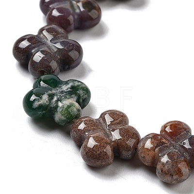 Natural Indian Agate Beads Strands G-P520-A04-01-1