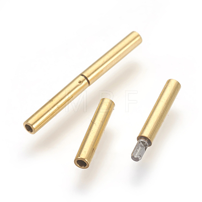 Vacuum Plating 304 Stainless Steel Bayonet Clasps STAS-F196-01G-01-1