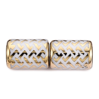 Electroplate Glass Beads EGLA-N026-02A-E02-1