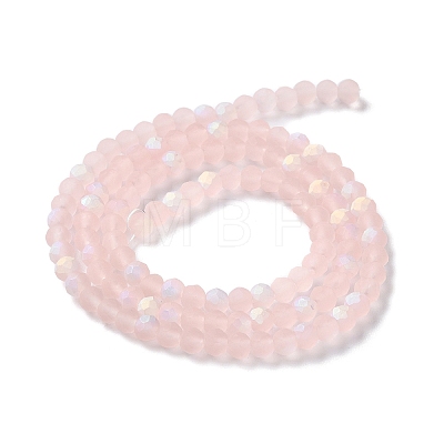 Imitation Jade Glass Beads Strands EGLA-A034-T3mm-MB22-1
