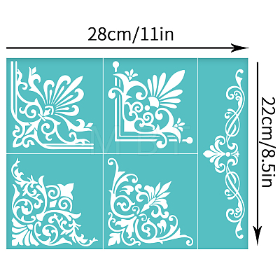 Self-Adhesive Silk Screen Printing Stencil DIY-WH0338-162-1