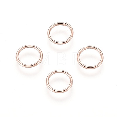 304 Stainless Steel Open Jump Rings X-STAS-O098-01RG-19-1