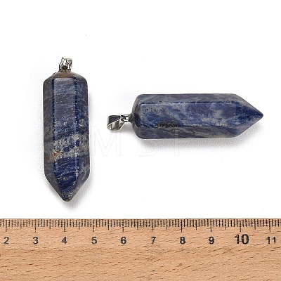 Natural Sodalite Pendants GG-CBAA0EE-02P-03-1