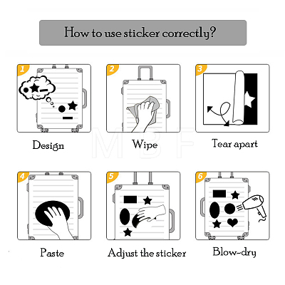 Cartoon Paper Stickers Set X-DIY-M031-49-1