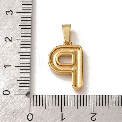 304 Stainless Steel Micro Pave Clear Cubic Zirconia Pendants CU-CBA703A-05G-P-1