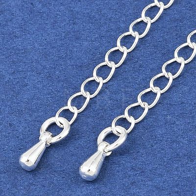 Brass Curb Chain Extender KK-L265-03S-1