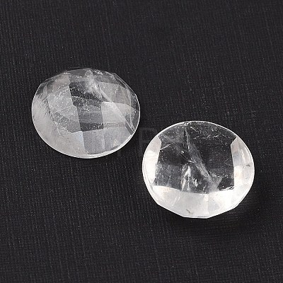 Natural Quartz Crystal Rock Crystal Cabochons X-G-C146-03N-1