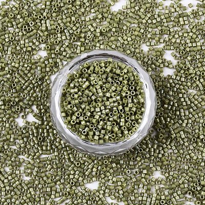 11/0 Grade A Baking Paint Glass Seed Beads SEED-S030-1037-1