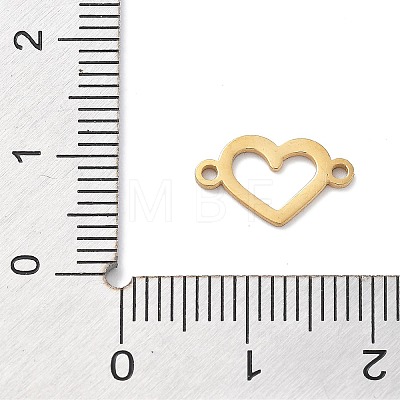304 Stainless Steel Hollow Connector Charms STAS-R003-05G-1