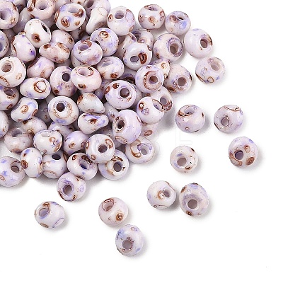 Picasso Glass Seed Beads SEED-Q038-03J-1