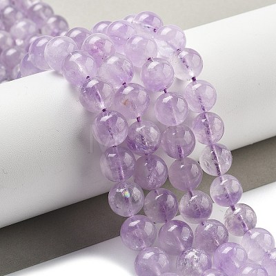 Natural Amethyst Beads Strands G-F306-11-10mm-1