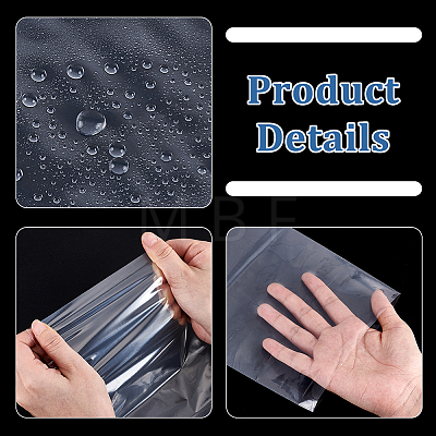 Rectangle PE Plastic Film Storage Bags ABAG-WH0044-98B-1