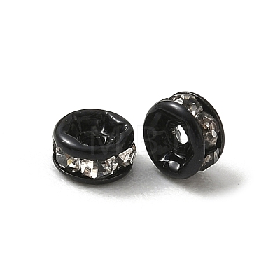304 Stainless Steel Rhinestone Beads RB-CBAF591-01B-EB-1