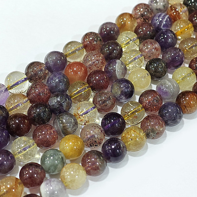 Natural Auralite 23 Beads Strands G-D0013-69B-1