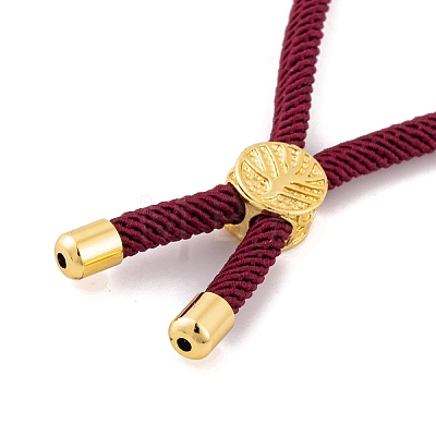 Nylon Cords Bracelet Makings Fit for Connector Charms AJEW-P116-01G-29-1