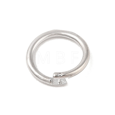 Brass Locking Jump Rings KK-S369-01P-05-1