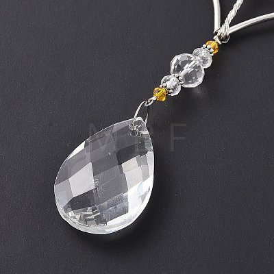 Teardrop Acrylic Beads Big Pendant Decorations LS-HJEW-D029-01P-D-1