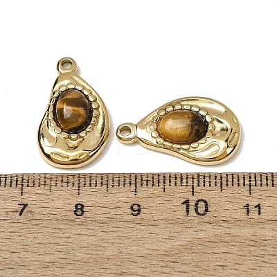 Natural Tiger Eye Pendants GG-CBA1E47-11G-1
