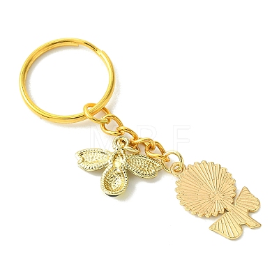 Alloy Enamel Pendants  Keychain KEYC-JKC00827-1