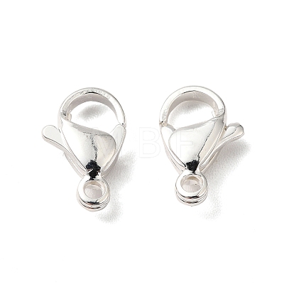304 Stainless Steel Lobster Claw Clasps STAS-R120-02C-S-1