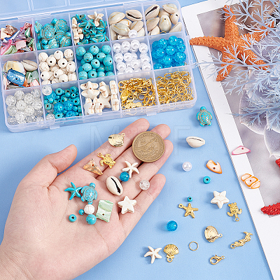   DIY Ocean Jewelry Making Finding Kit DIY-PH0013-77-1