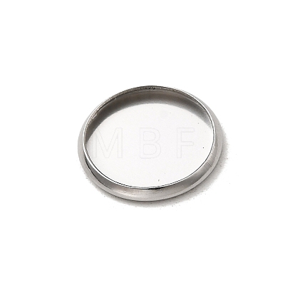 Tarnish Resistant Stainless Steel Plain Edge Bezel Cups STAS-M226-03B-1