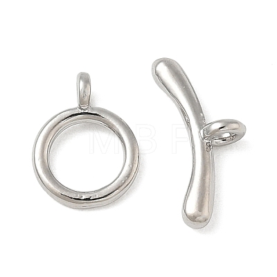 Brass Toggle Clasps KK-CBAFC6C-07I-P-1