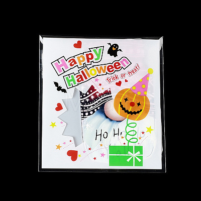 Halloween Theme Plastic Bakeware Bag OPP-Q004-01A-1