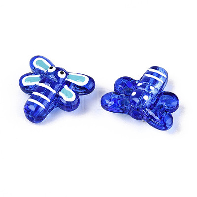 Handmade Lampwork Enamel Beads LAMP-T023-26C-1