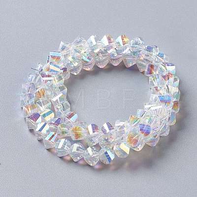 Glass Imitation Austrian Crystal Beads GLAA-F108-08B-1