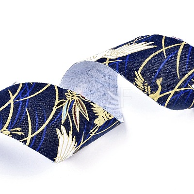 Japanese Kimono Style Floral Cotton Ribbon OCOR-I008-01B-01-1