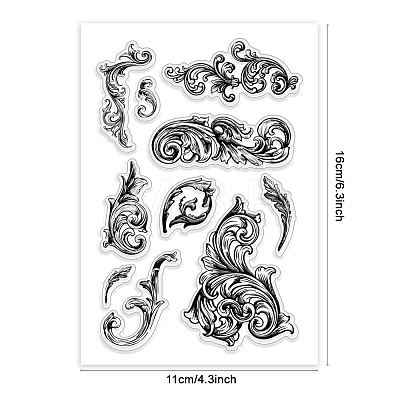 Custom PVC Plastic Clear Stamps DIY-WH0618-0015-1