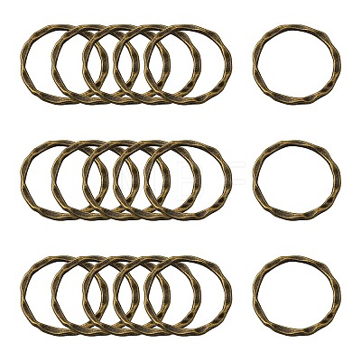 Tibetan Style Linking Rings LS-PALLOY-A017-AB-FF-1