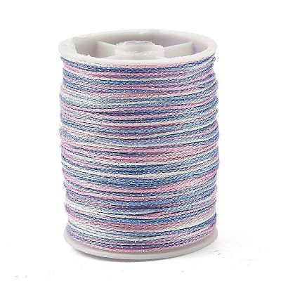 12 Rolls 12 Colors Polyester Cord OCOR-L046-B01-1