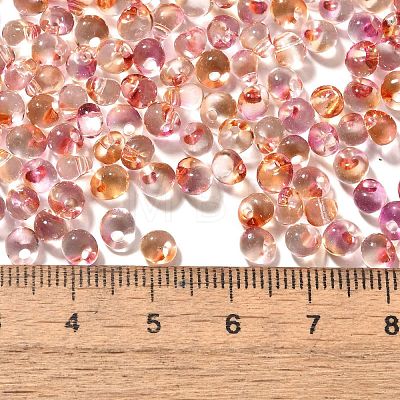 Transparent Baking Paint Glass Seed Beads SEED-P006-02B-02-1