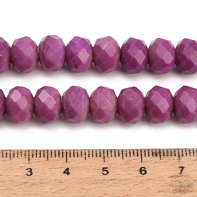 Faceted Dyed Natural White Jade Beads Strands GG-CBAE966-01B-B-1