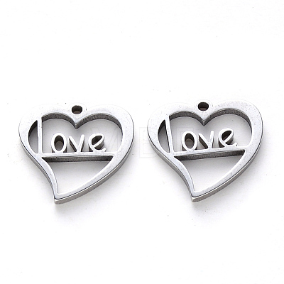 304 Stainless Steel Charms X-STAS-N092-84-1