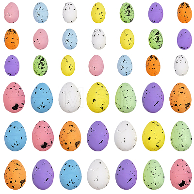120Pcs 2 Styles Foam Simulated Pigeon Eggs DIY-SP0007-60-1
