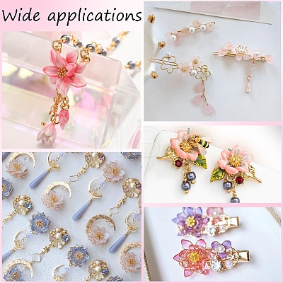 100Pcs 2 Colors Alloy Cabochons FIND-SC0022-09-1